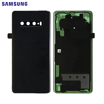 Vitre Cache Arrière Original Noir Samsung Galaxy S10 Plus G975 _ GH82-18406A