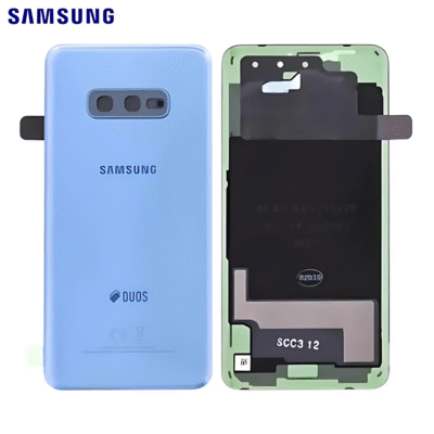 Vitre Cache Arrière Original Bleu Samsung Galaxy S10e G970 _ GH82-18452C