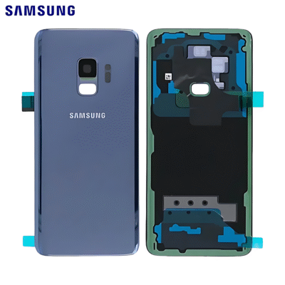 Vitre Cache Arrière Original Bleu Samsung Galaxy S9 G960 _ GH82-15865D