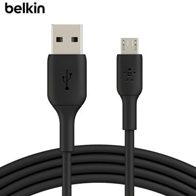 BELKIN Câble USB-A vers Micro-USB (1m, Noir) _ CAB005BT1MBK