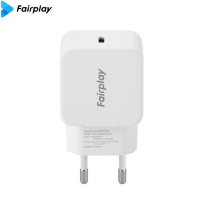 FAIRPLAY Chargeur secteur 20W USB-C Blanc _ FP-VERON